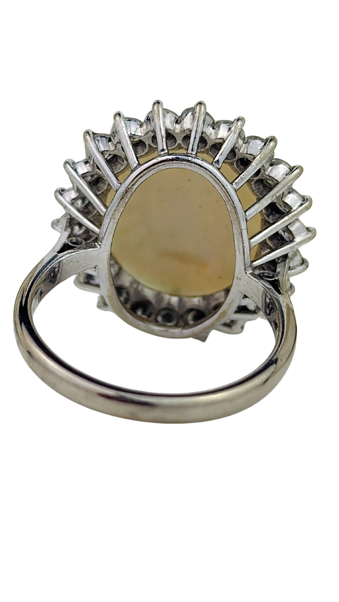 249 Opal & Diamond Halo Ring