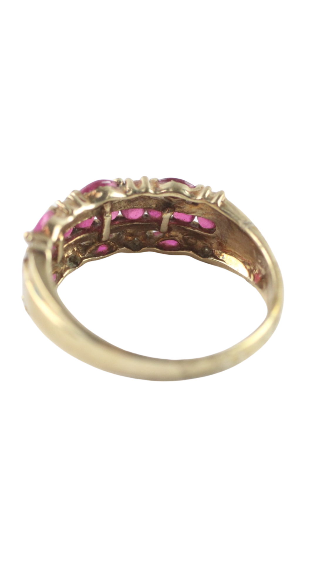 1 Ruby Diamond Dress Ring