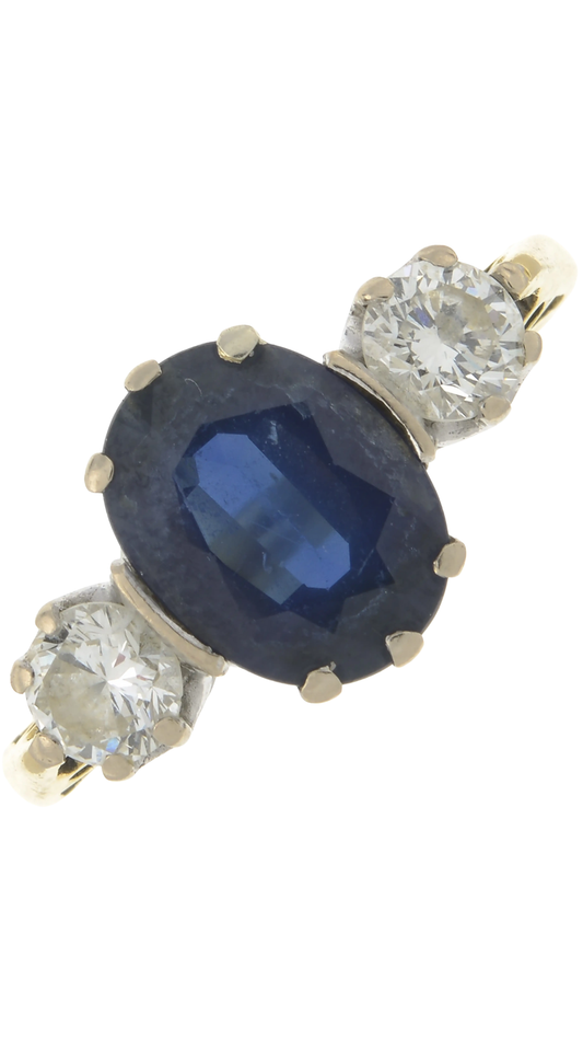 611 Sapphire & Diamond Ring