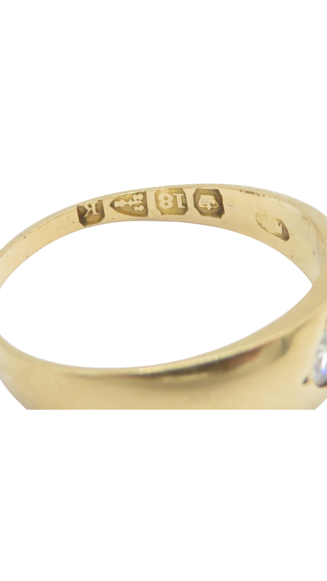 186 Gold Diamond Solitaire Ring
