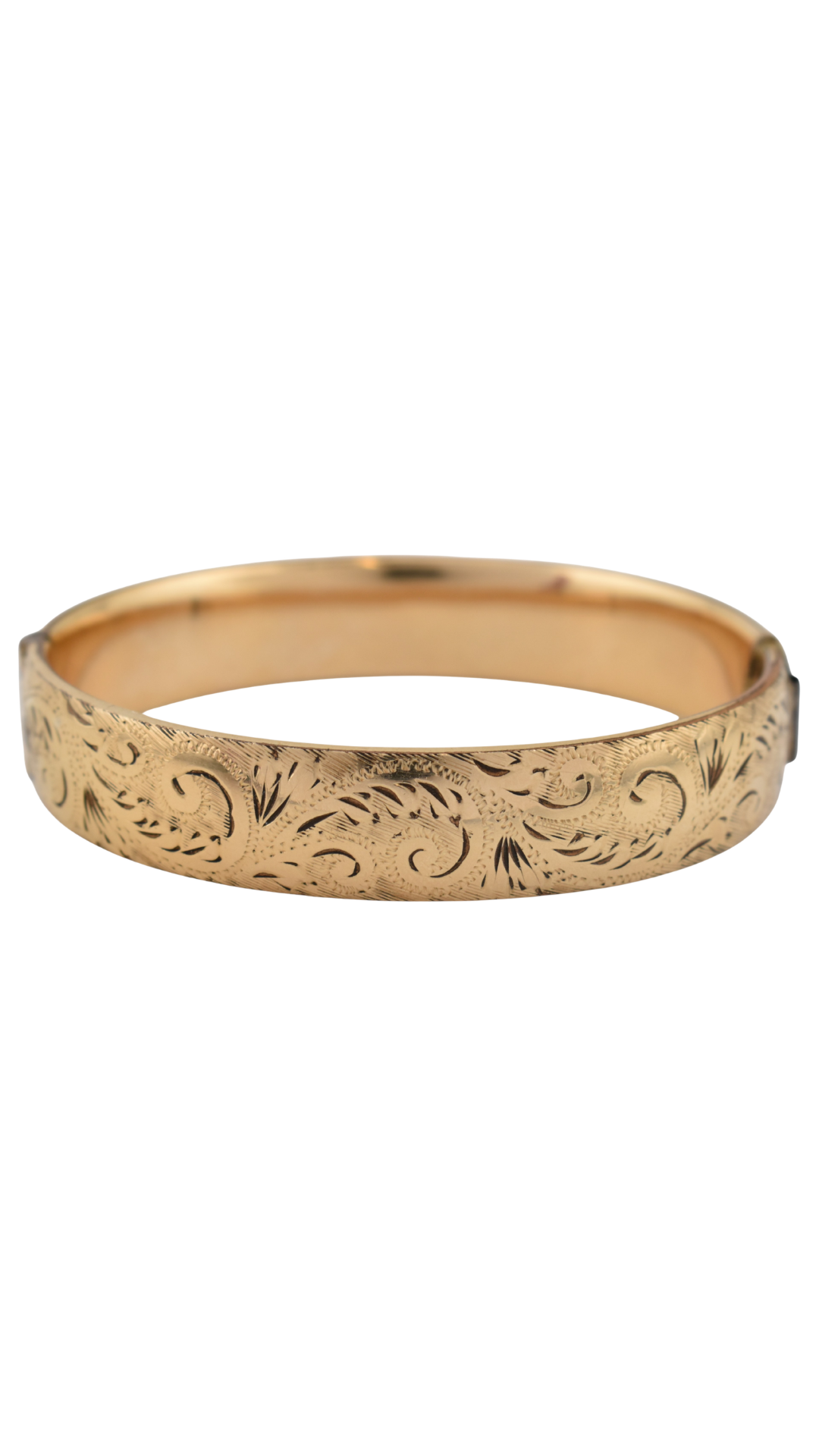 407 Gold Metal Core Bangle