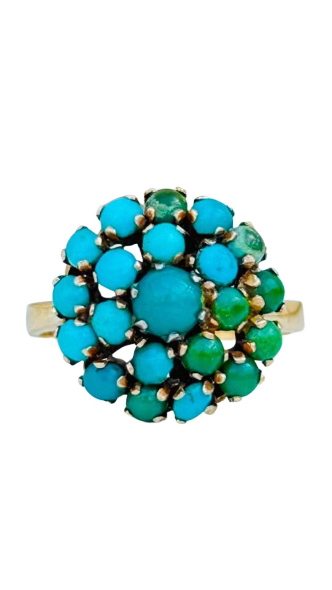 Turquoise Cluster Ring