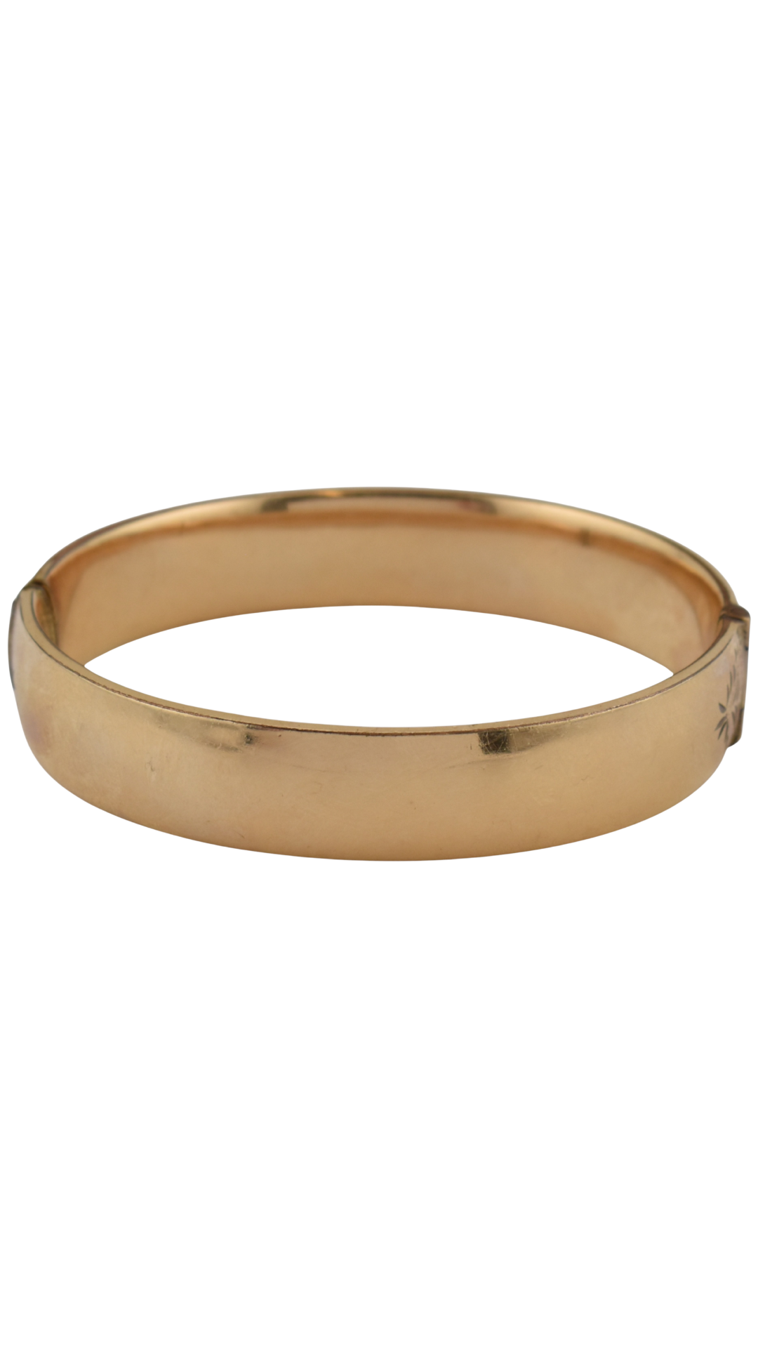 407 Gold Metal Core Bangle