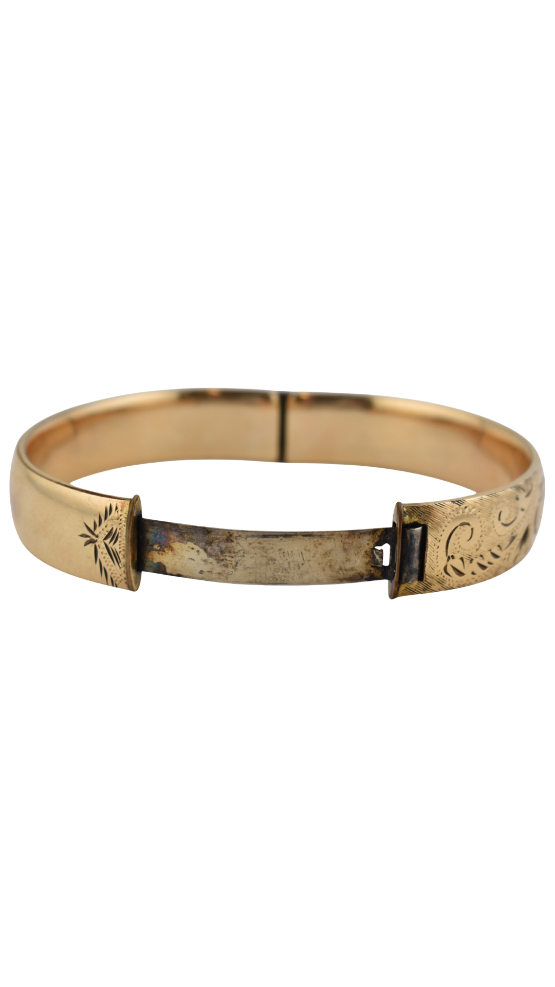 407 Gold Metal Core Bangle