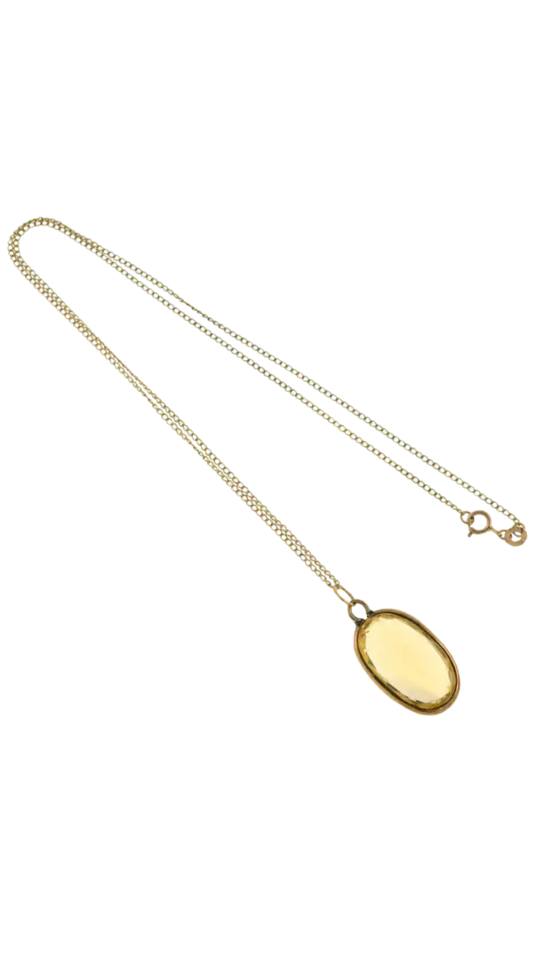 785 Citrine Pendant Necklace