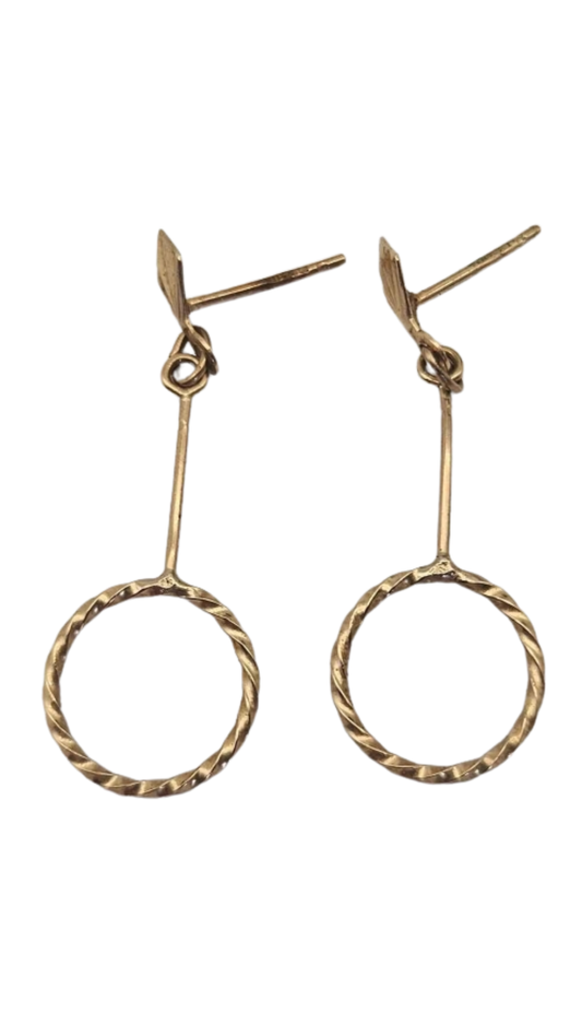 449 Circle Drop Earrings