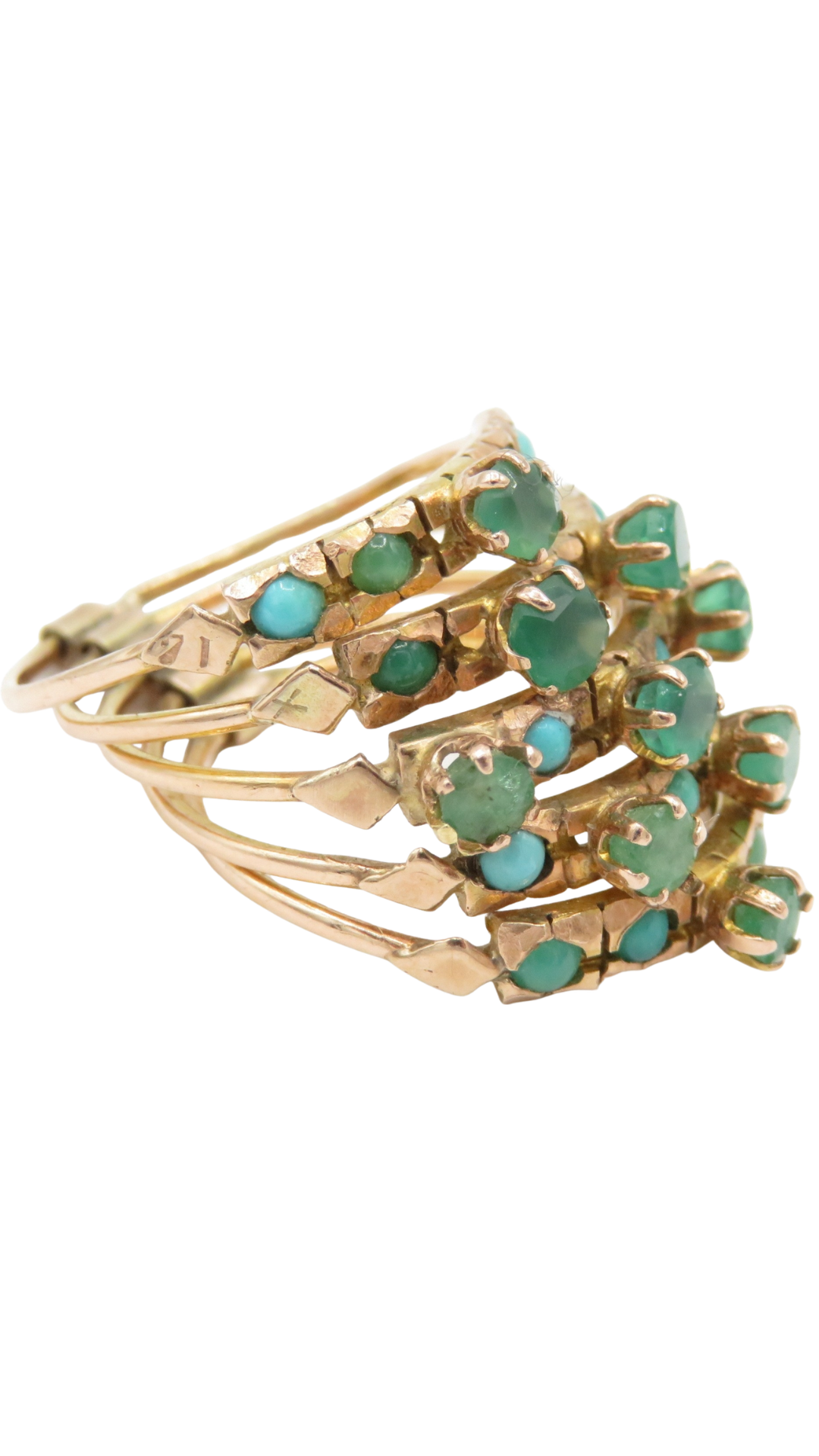 114 Turquoise Stacking Ring
