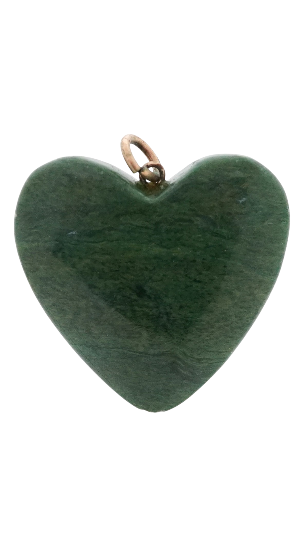 2267 Green Jade Heart Pendant