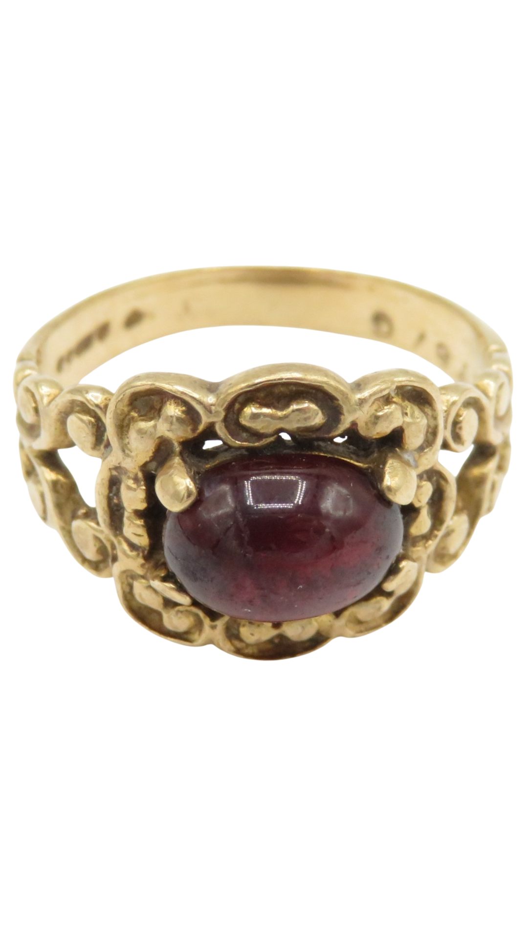 94 Gold Garnet Dress Ring