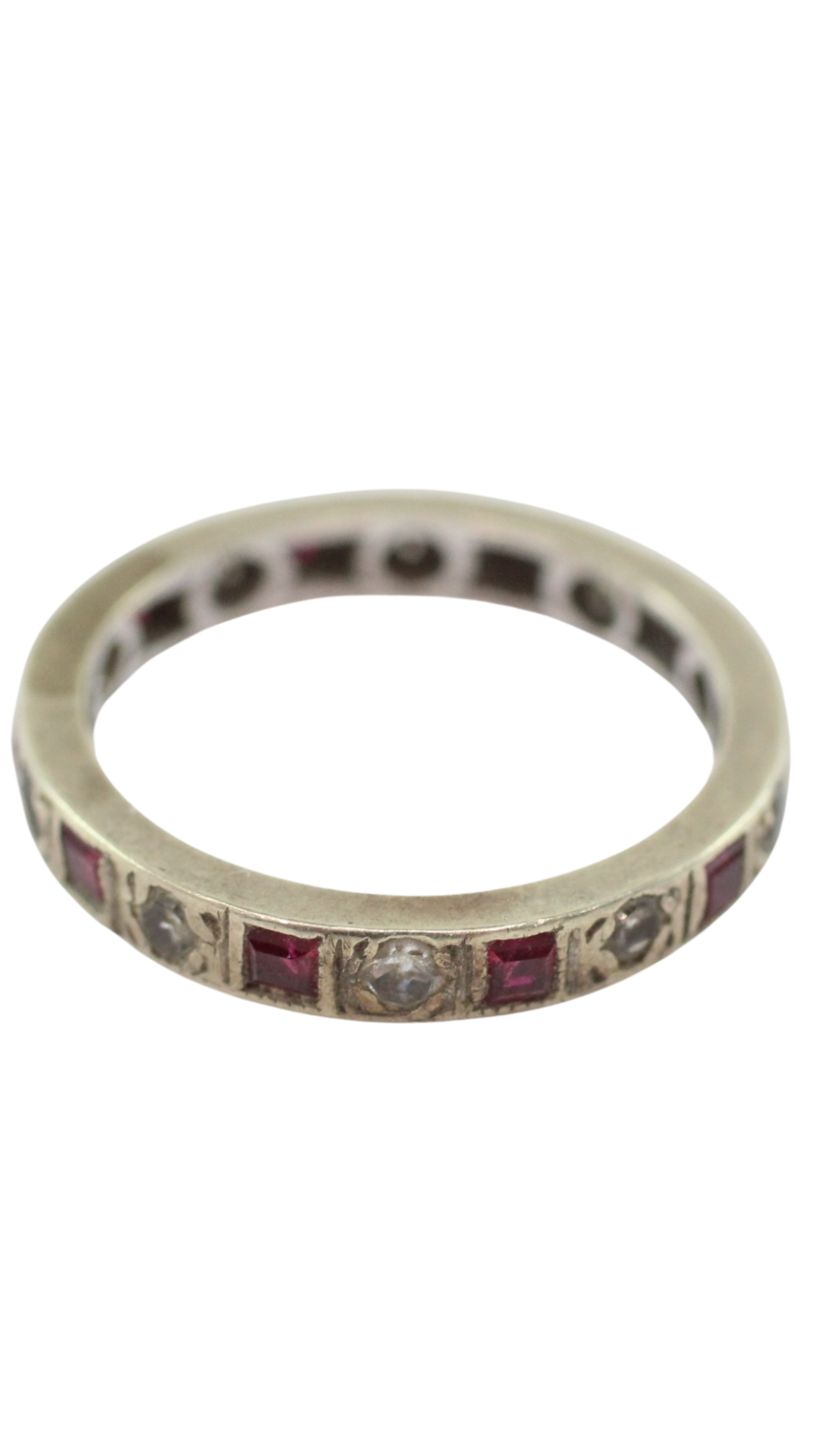 147 Diamond Ruby Eternity Ring