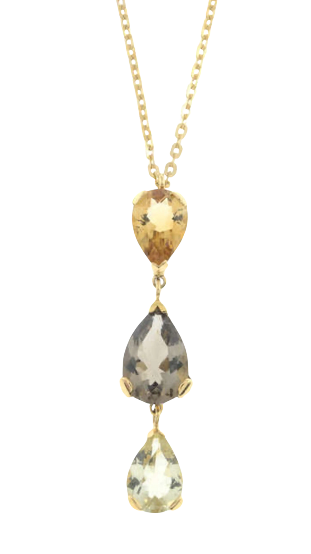 1082 Citrine Quartz Necklace