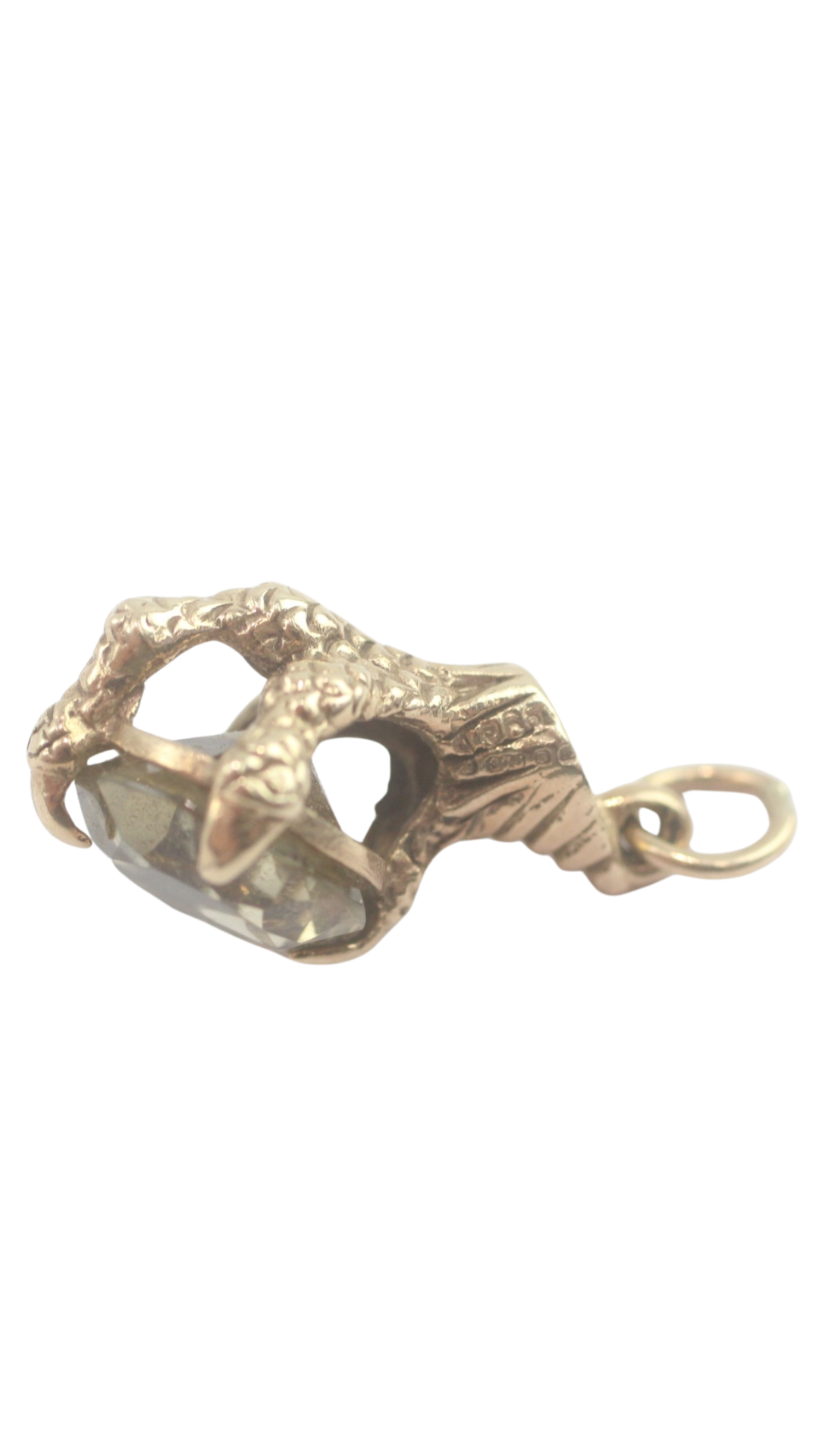 64 Smoky Quartz Claw Pendant