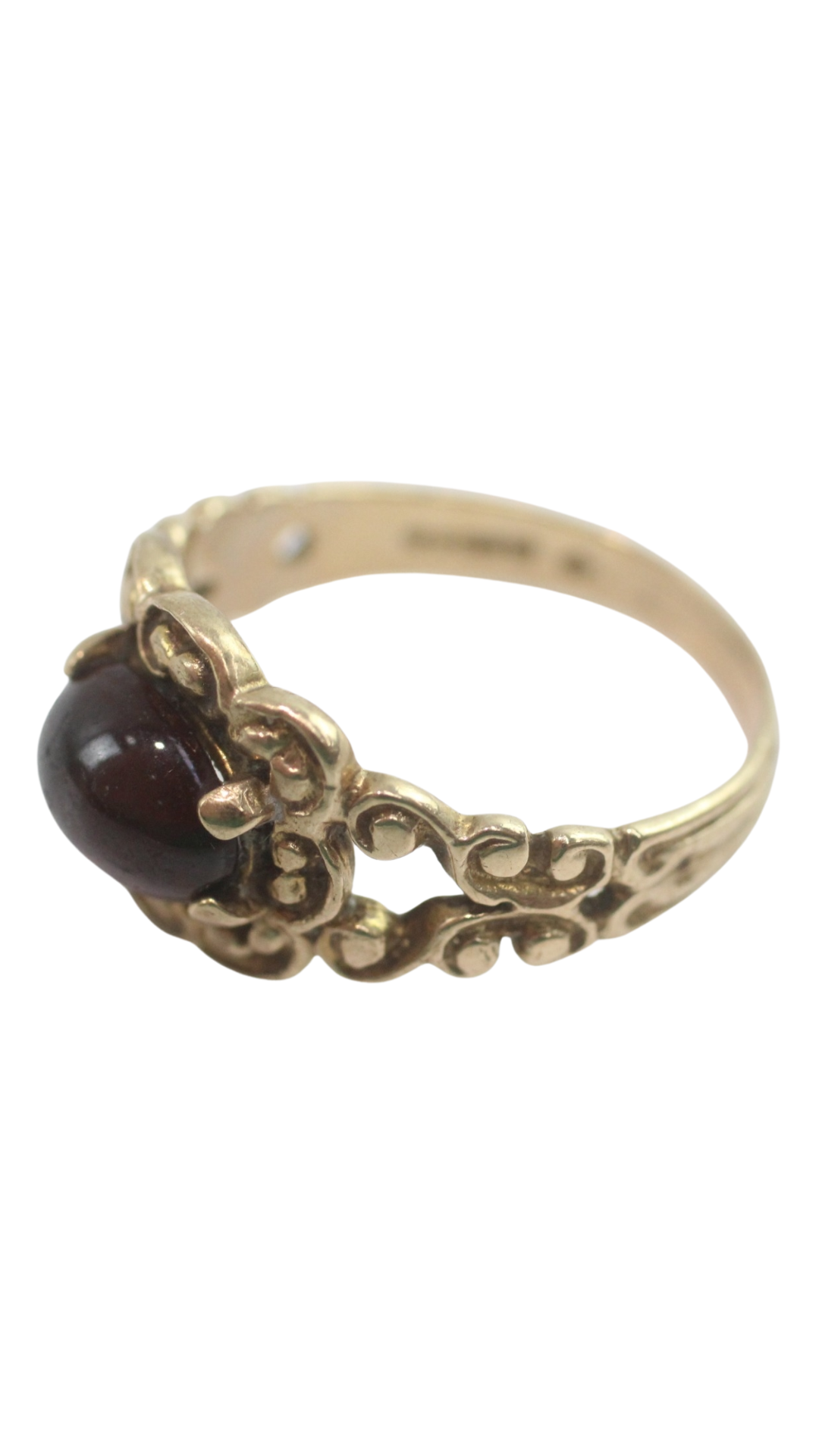94 Gold Garnet Dress Ring