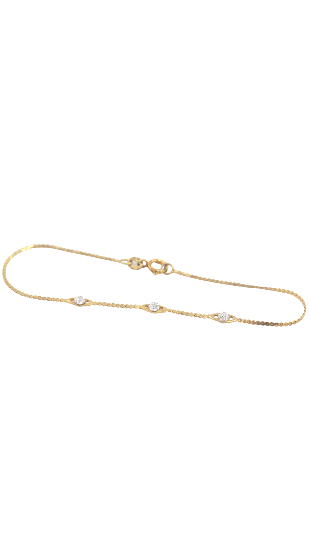 226 Diamond Gold Bracelet