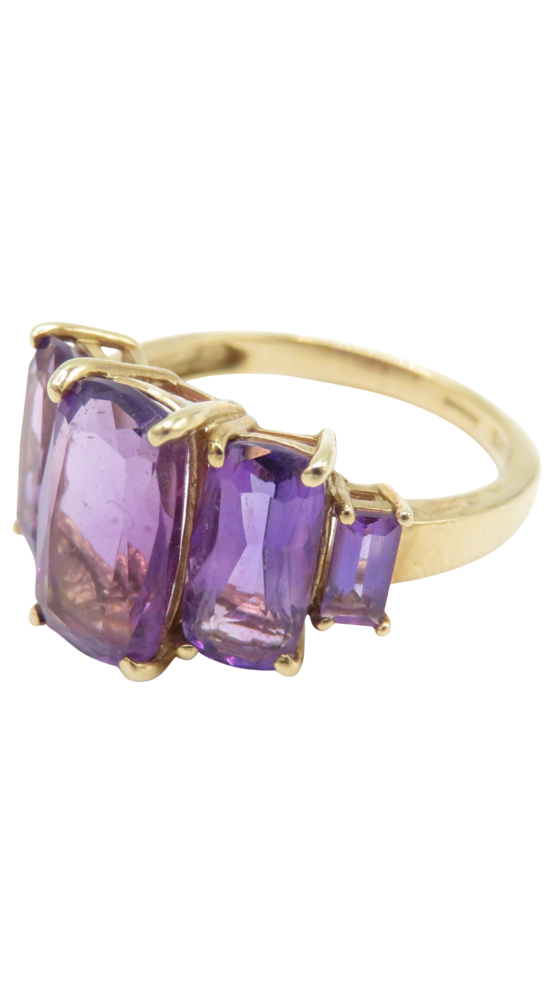 47 Amethyst 5-Stone Dress Ring
