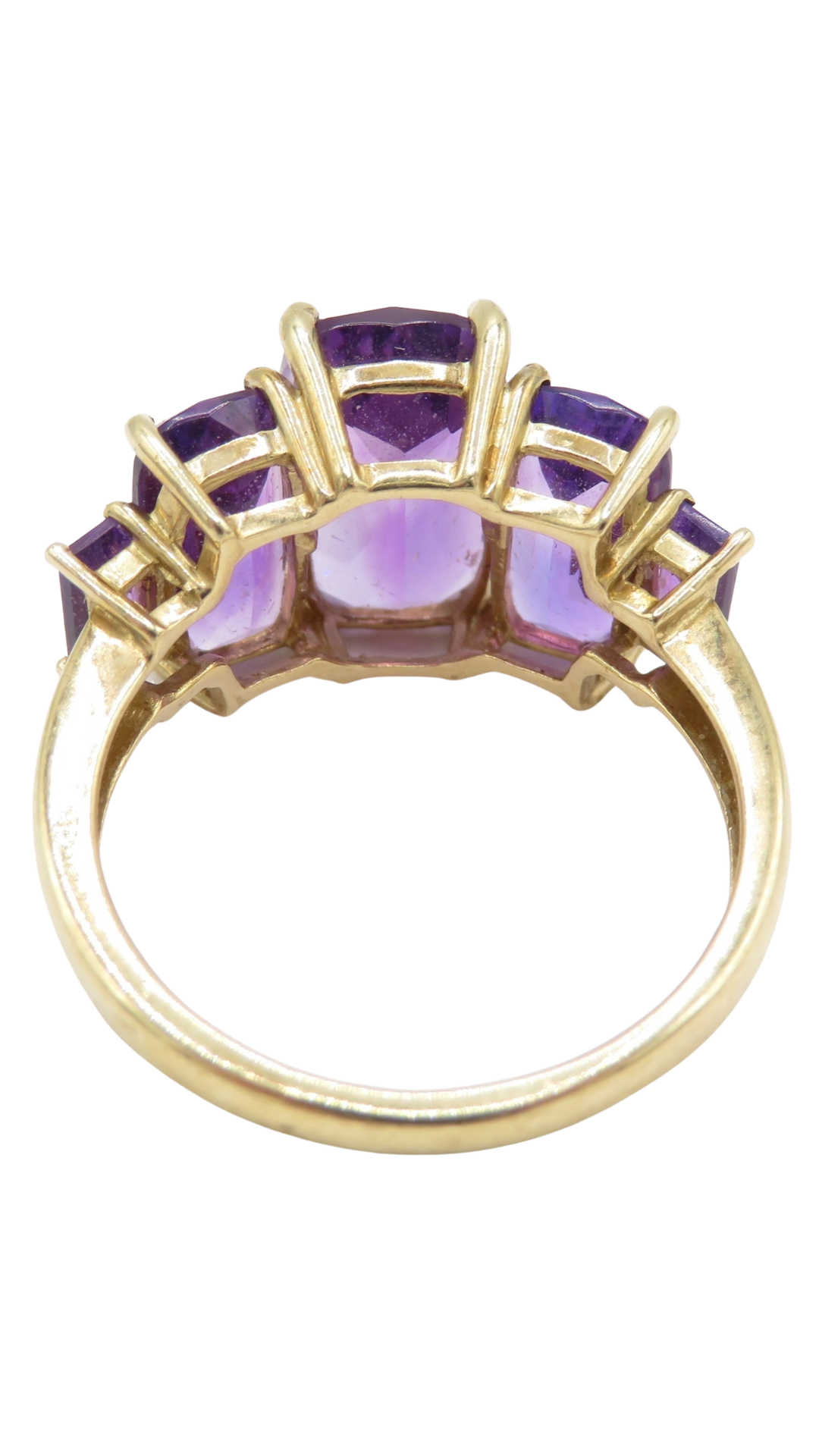 47 Amethyst 5-Stone Dress Ring