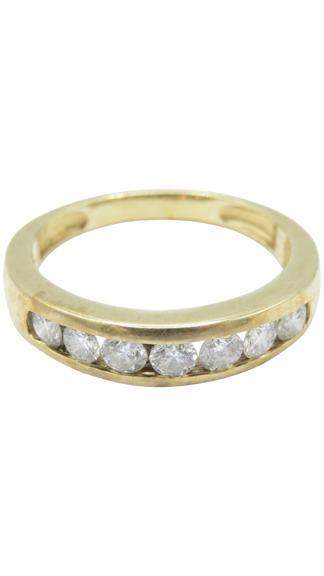 11 Gold Diamond 7-Stone Ring
