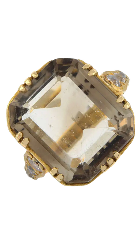 44 Smoky Quartz Ring