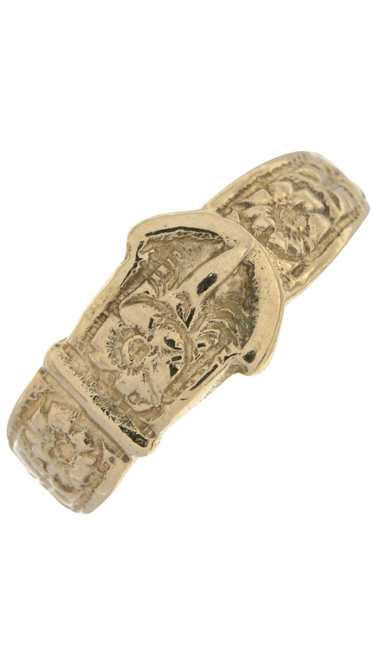 104 Floral Buckle Ring