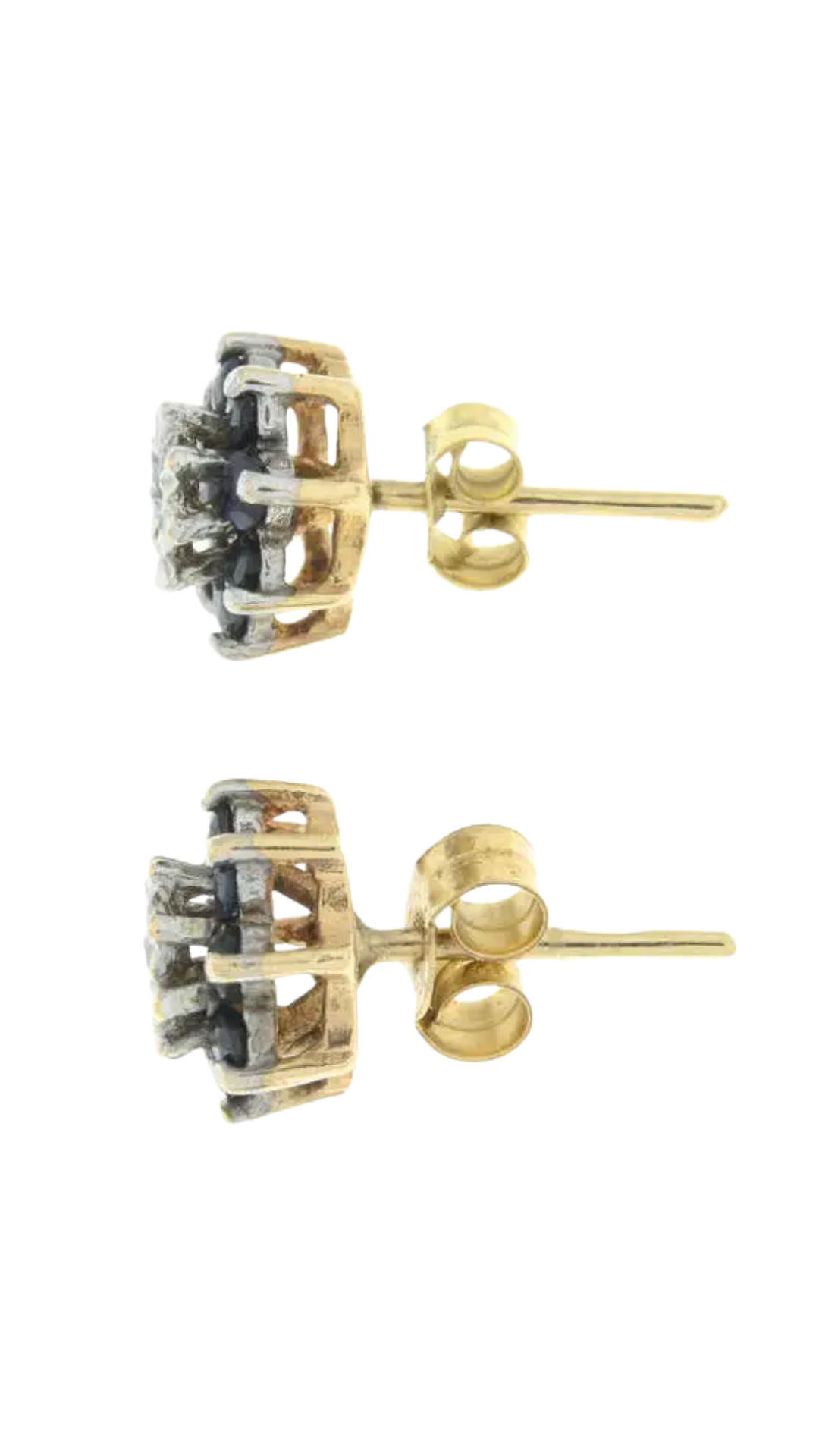 277 Sapphire Diamond Earrings