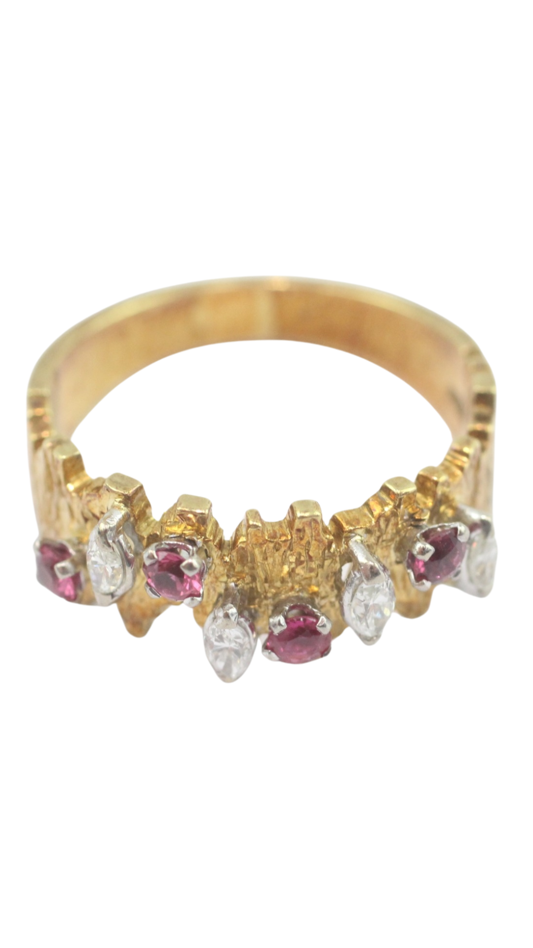 20 Marquise Cut Ruby Diamond Ring