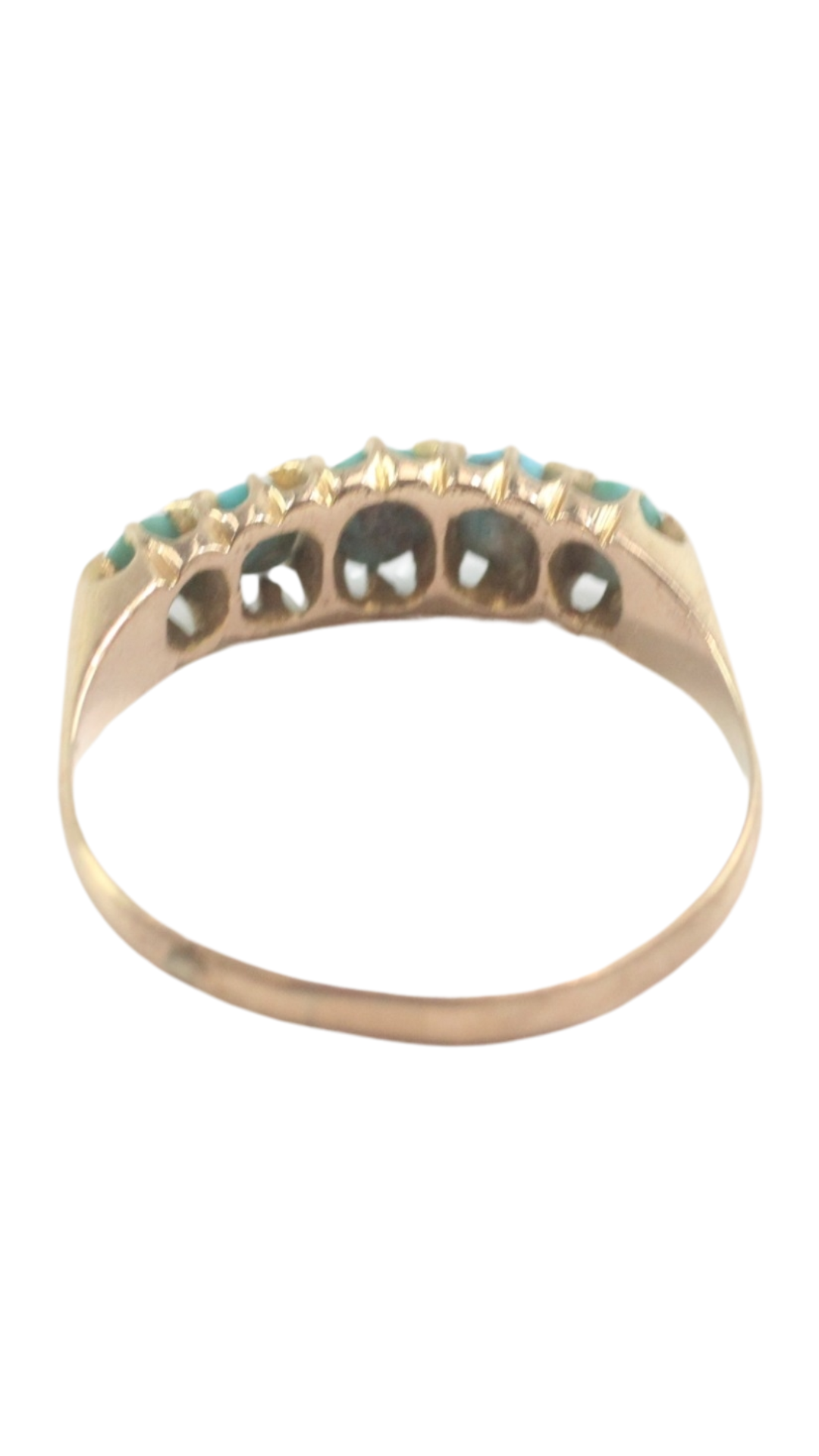 116 Turquoise 5-Stone Ring
