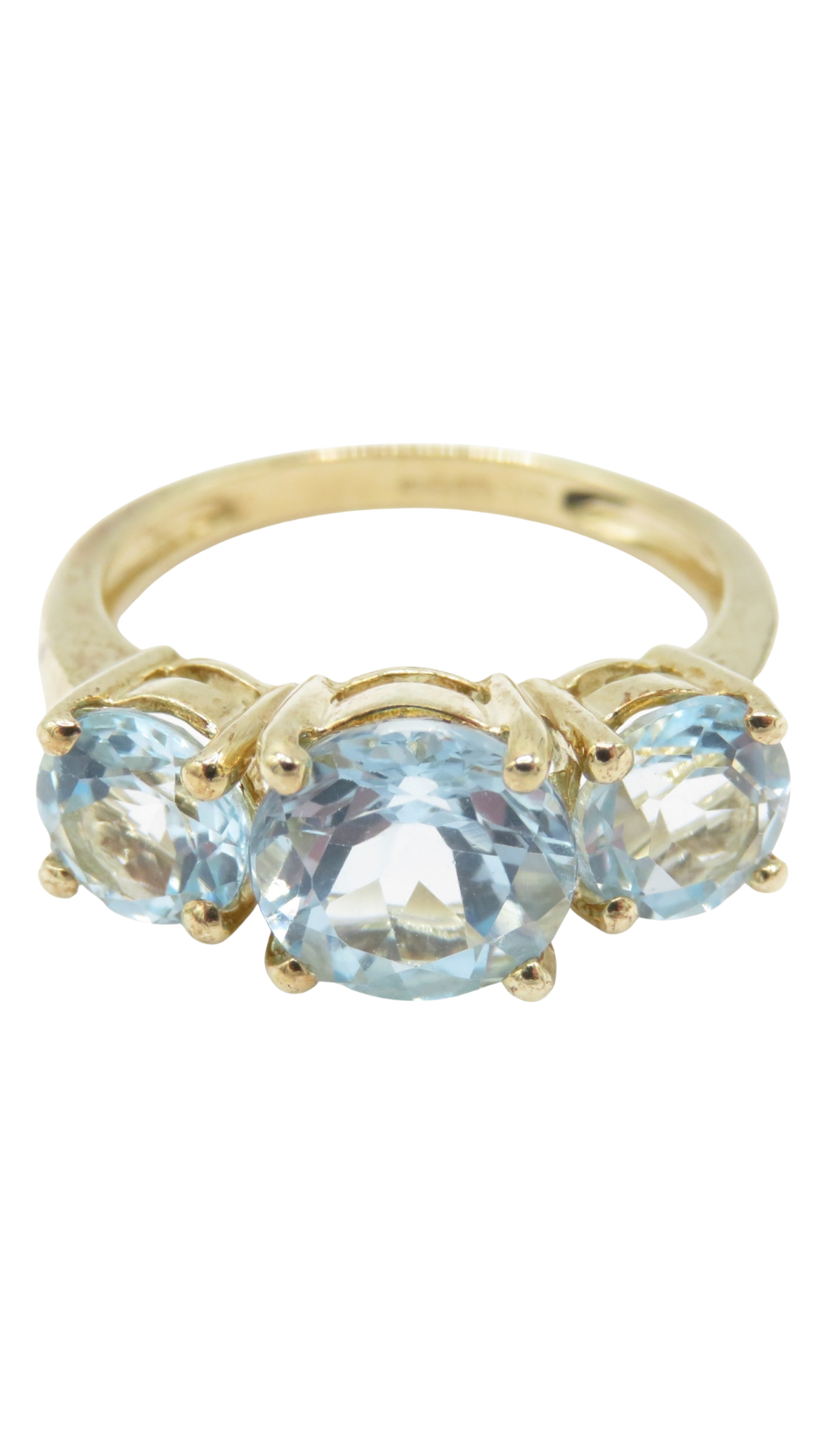 50 Topaz 3-Stone Ring