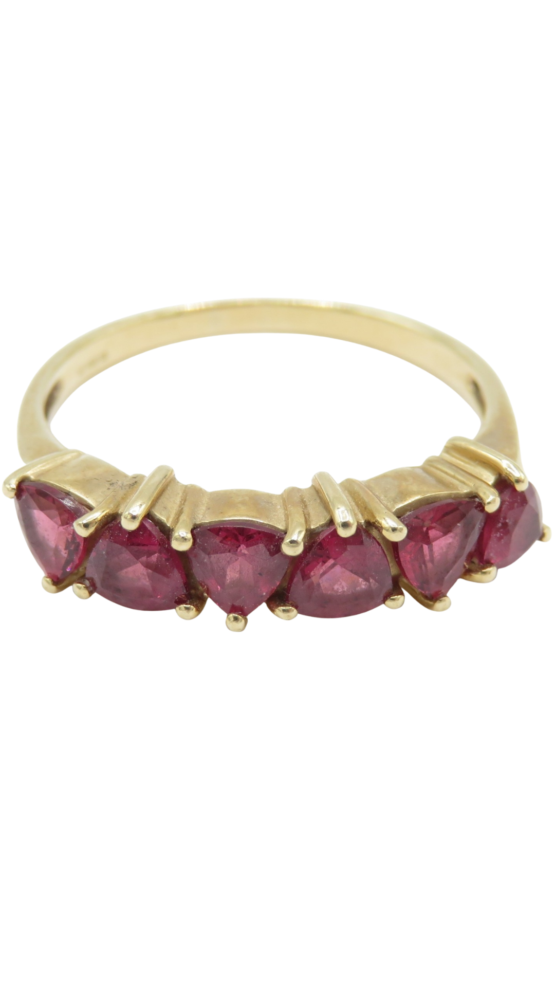 21 Garnet 6-Stone Ring