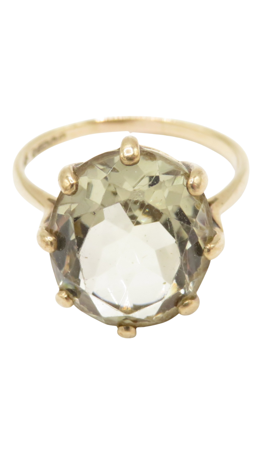 222 Citrine Cocktail Ring