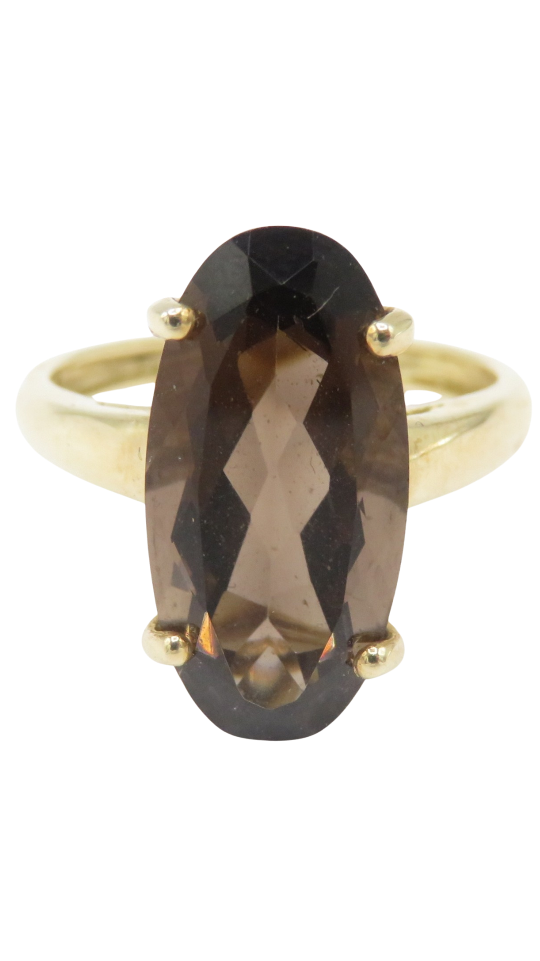 354 Smoky Quartz Dress Ring