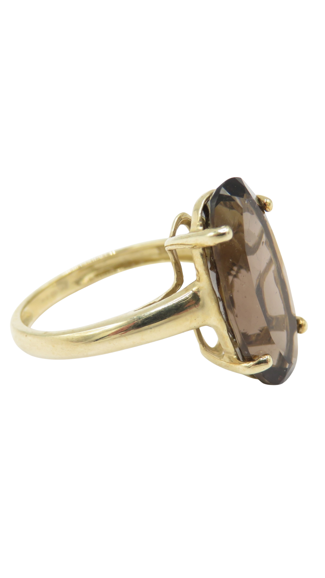 354 Smoky Quartz Dress Ring