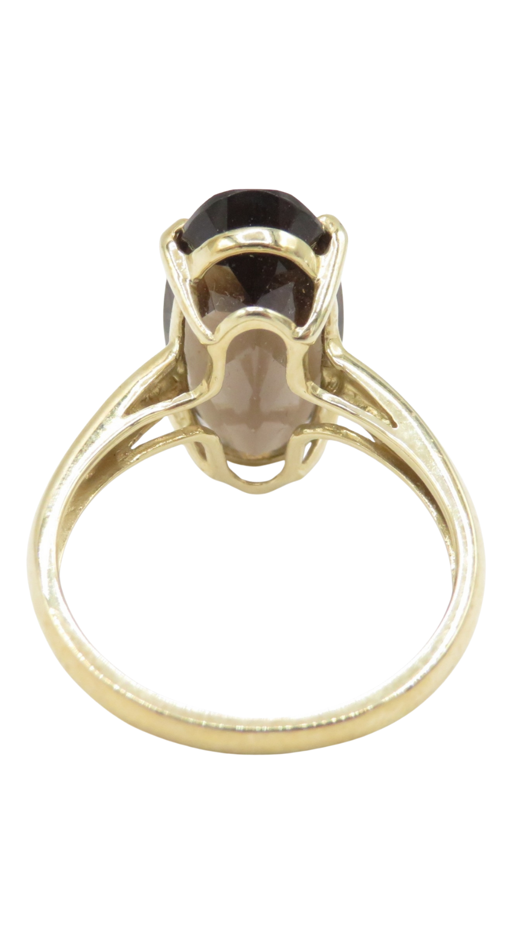 354 Smoky Quartz Dress Ring