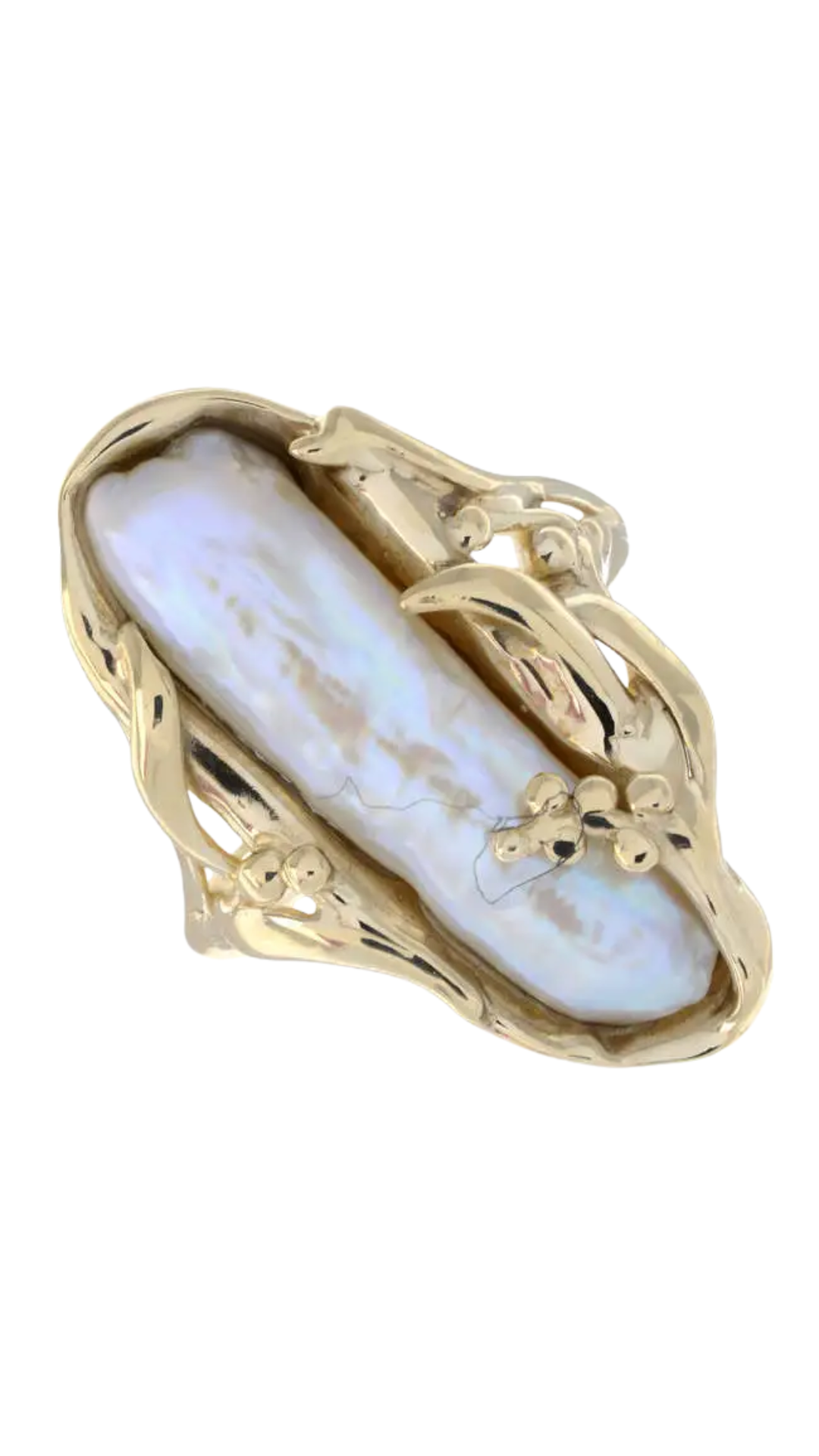 1031 9ct Baroque Ring