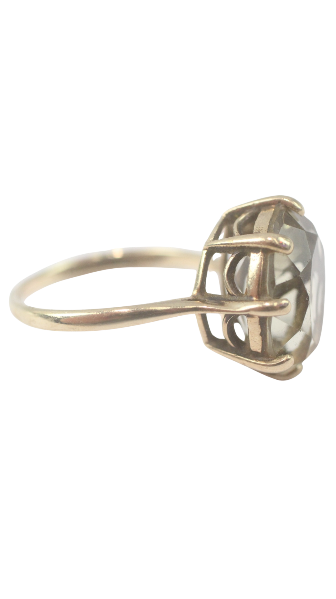 222 Citrine Cocktail Ring