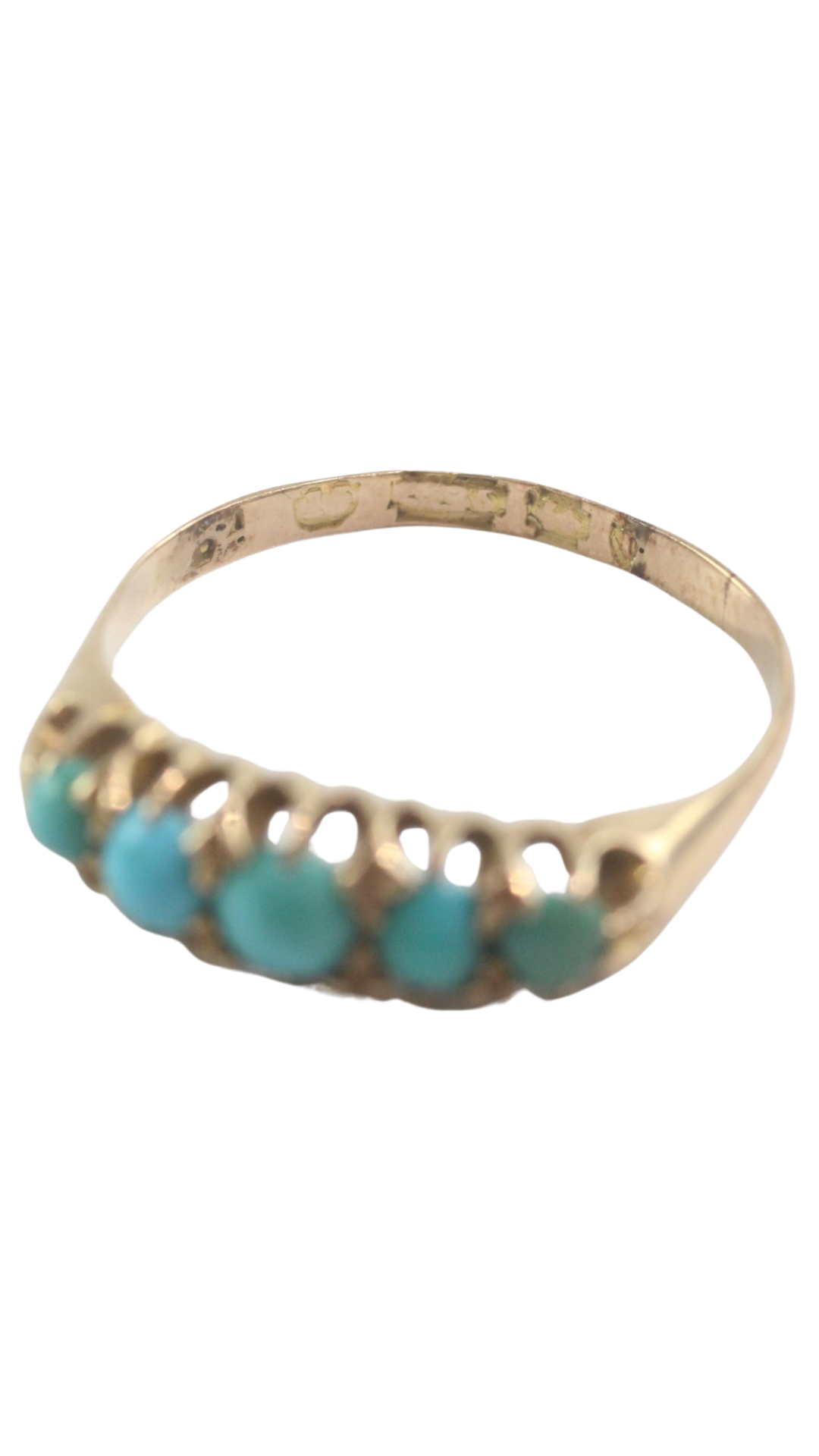 116 Turquoise 5-Stone Ring