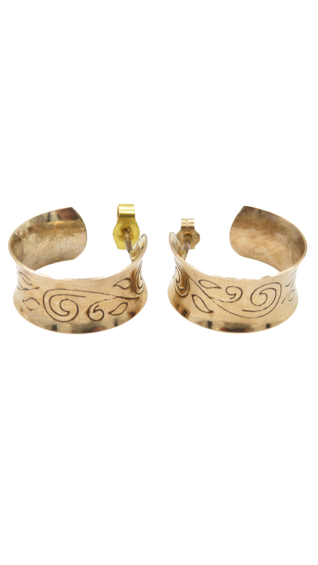 173 Gold Hoop earrings