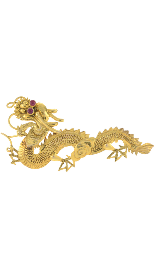 767 Oriental Dragon Brooch