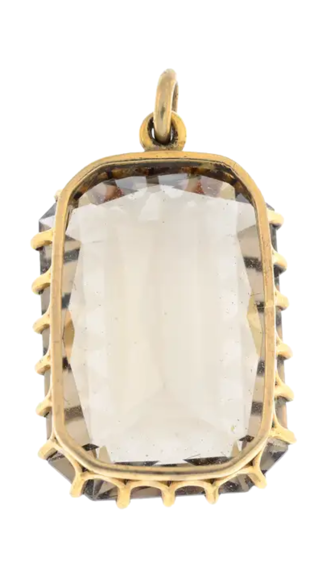 691 Smoky Quartz Pendant Necklace