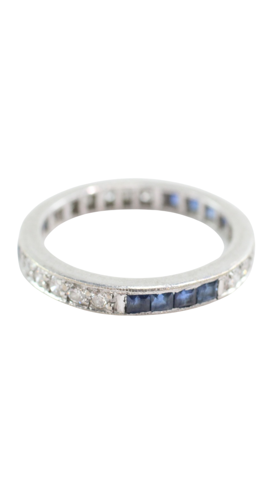 122 Sapphire Diamond Eternity Ring