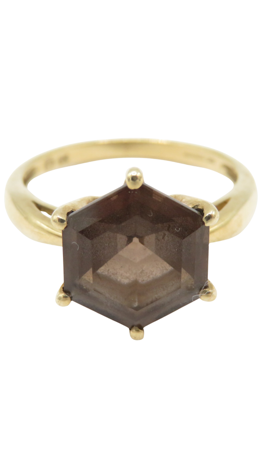 70 Smoky Quartz Cocktail Ring