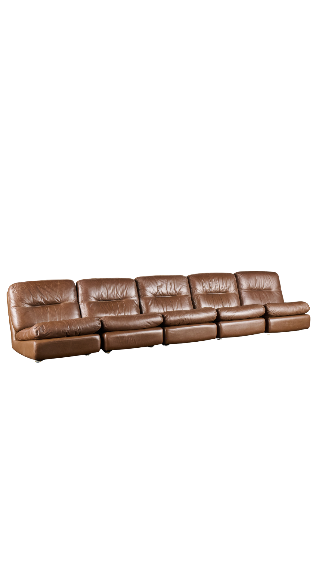 L706 5 Piece Leather Chairs/Sectional