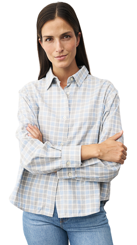 Blue & Grey Elsa Blouse