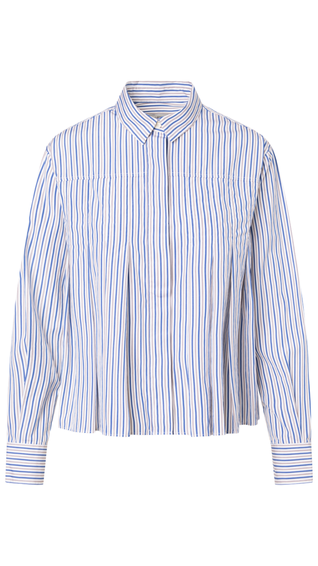 Wanda Blue Stripe Blouse