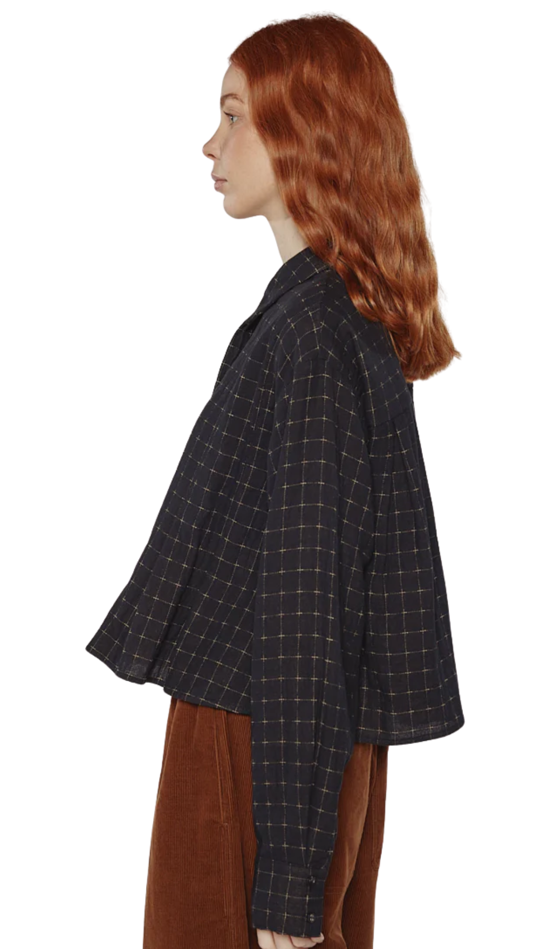 Cotton Pleated Blouse