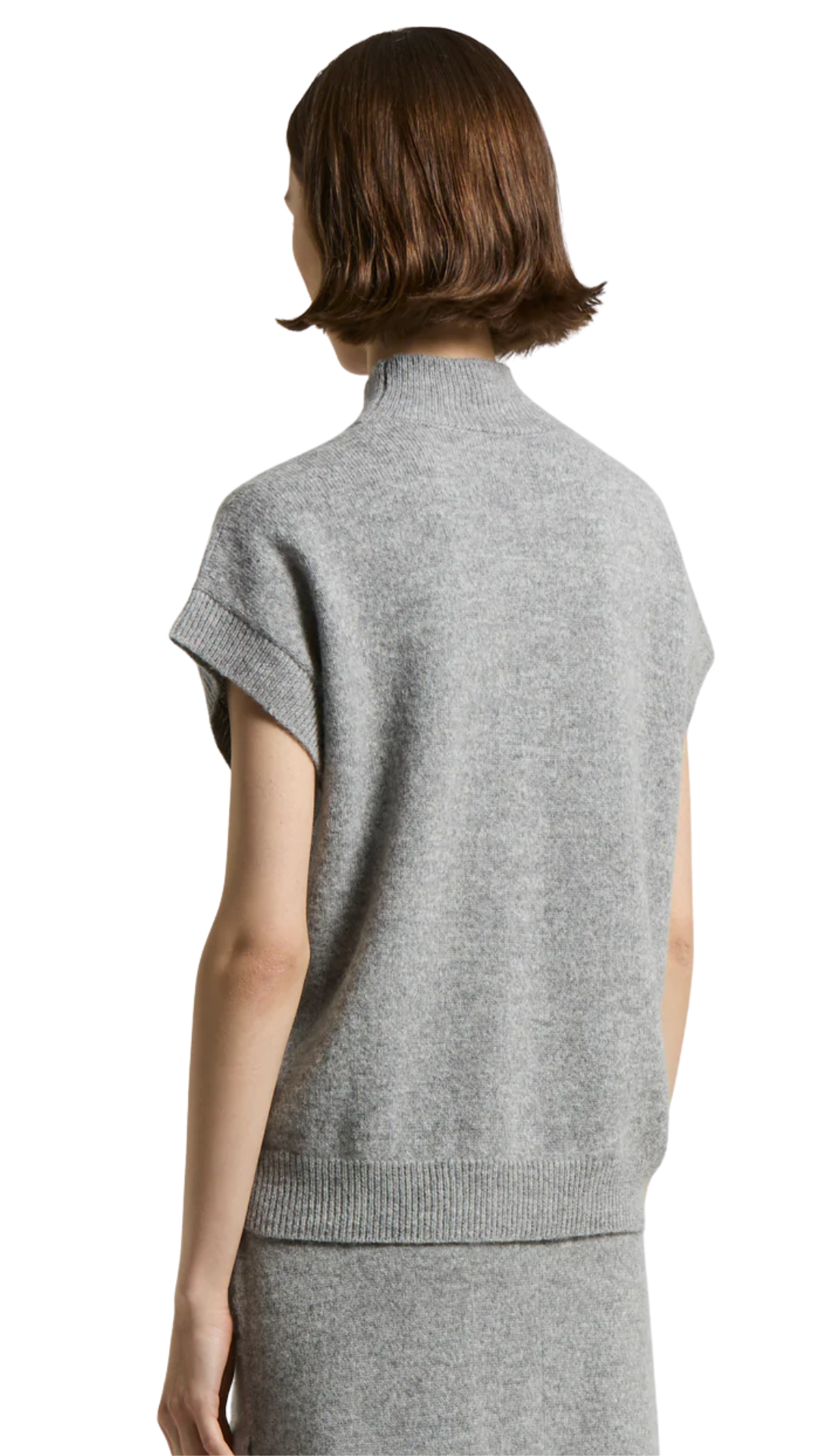 Cashmere Silk Diamond Print Jumper