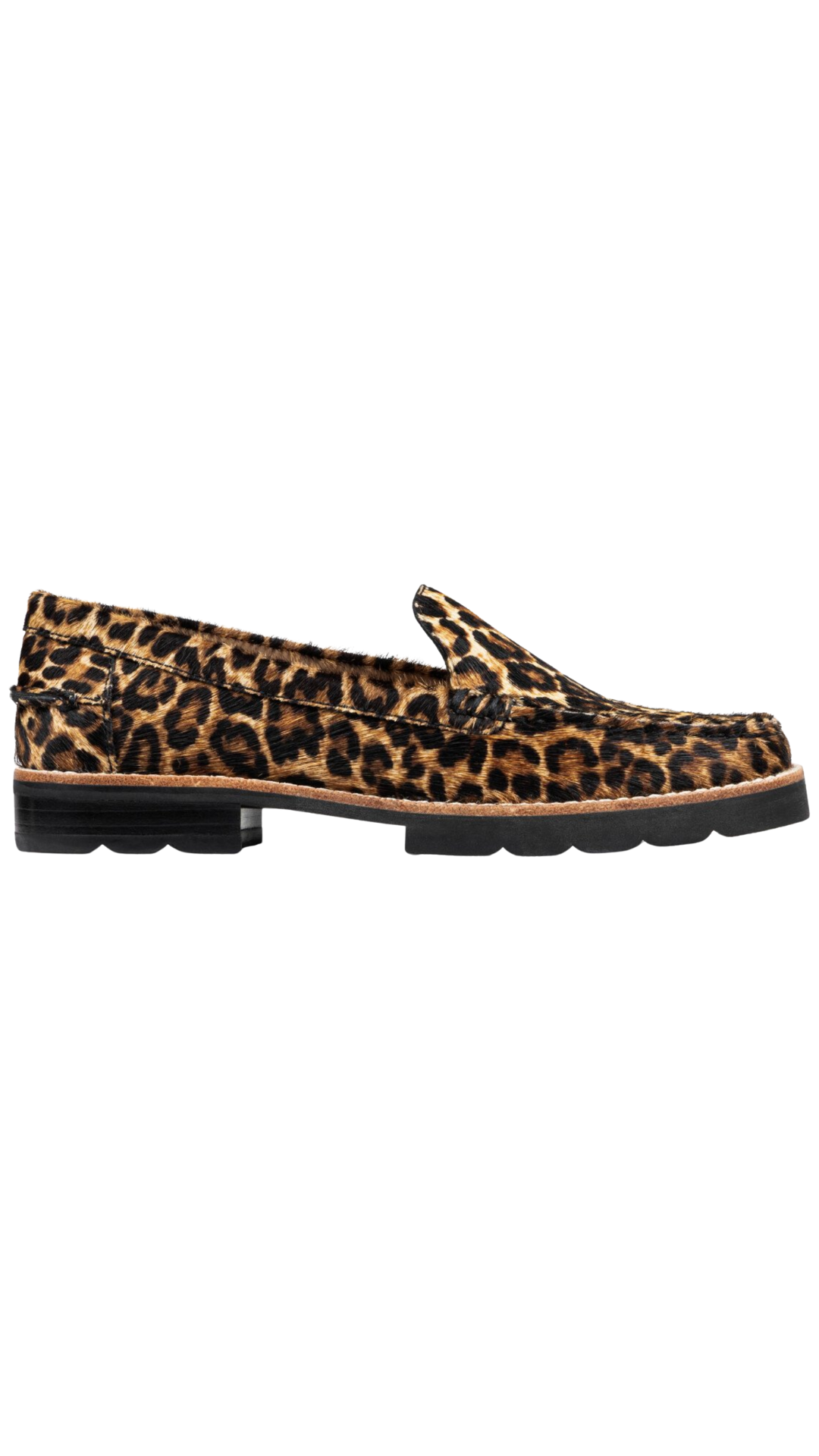 Ombre Black Leopard Loafer