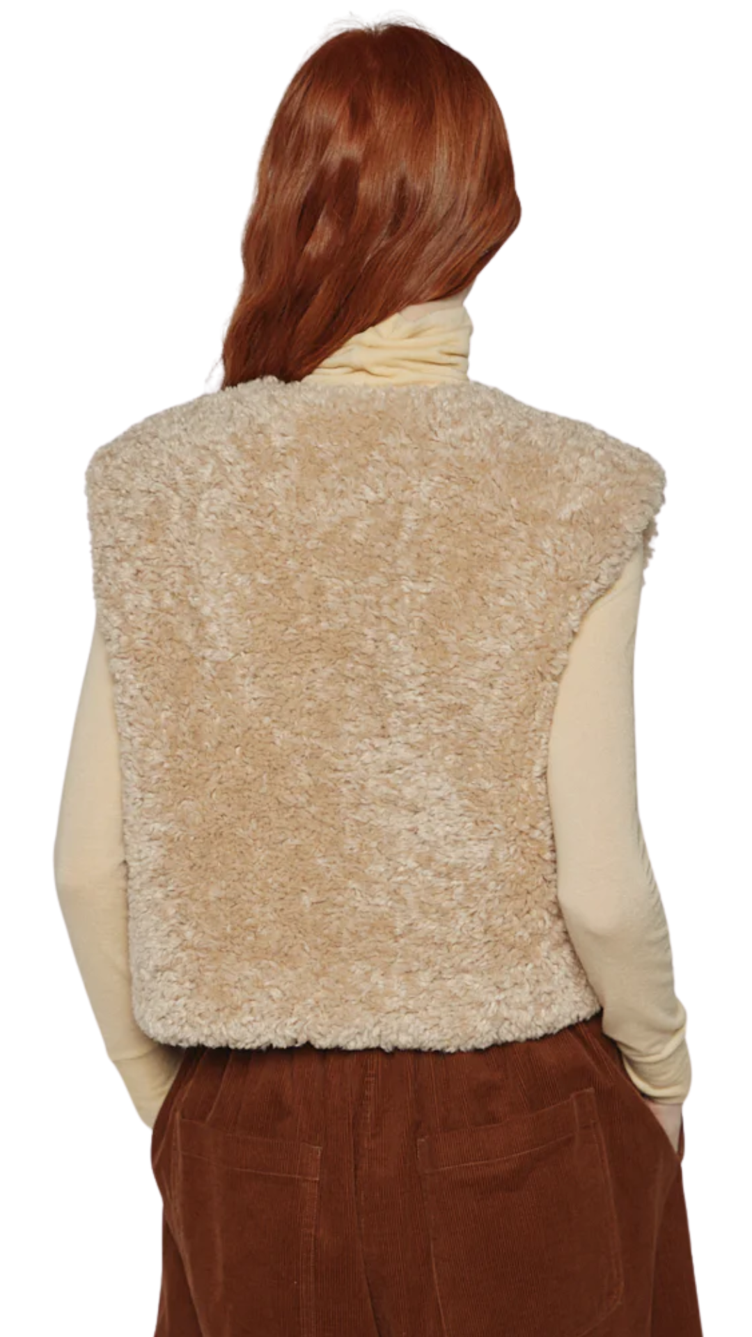 Reversible Fur Short Vest