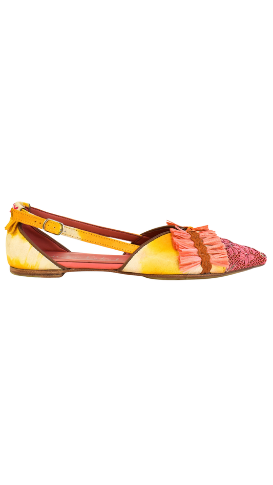 Saffron Syrup Greta Slingback