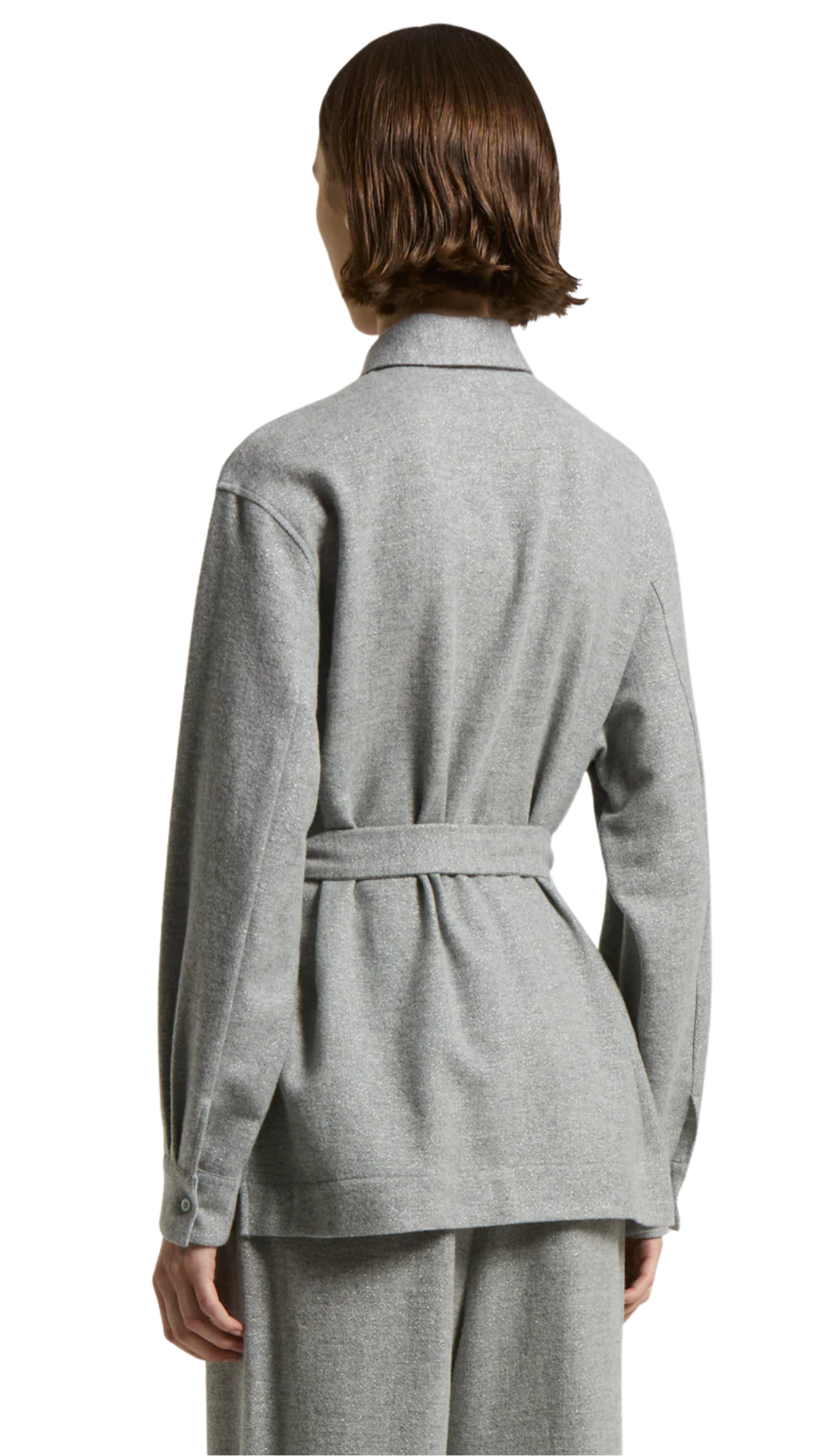 Carded Cashmere Wool Gauze Shirt
