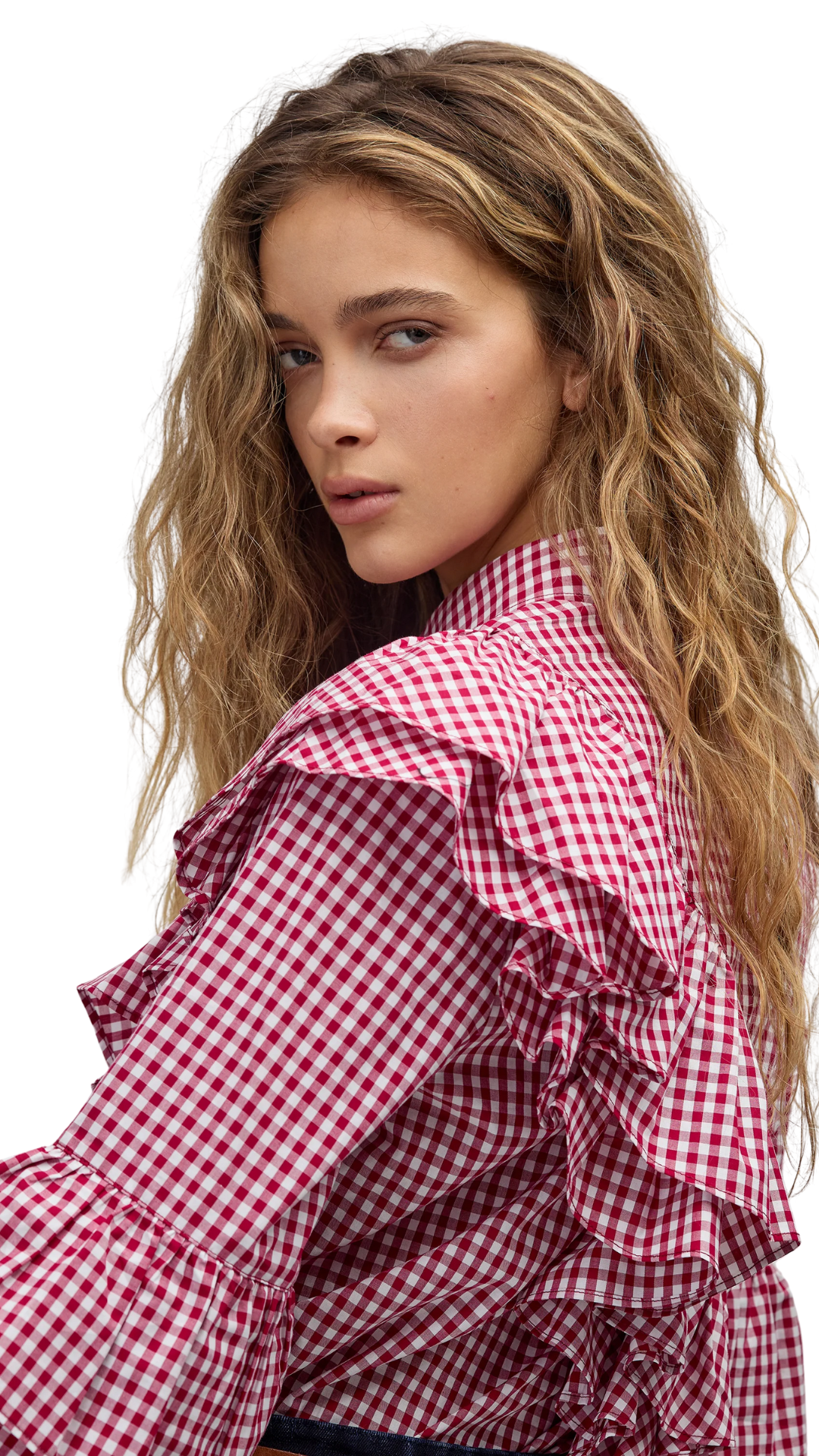 Bordeaux Vichy Checks Mambo Poplin Shirt